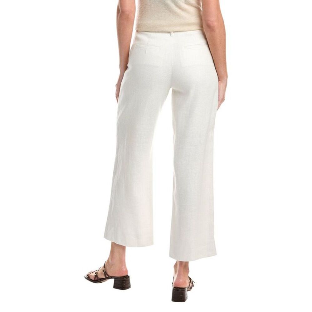 Max Mara Womens Virna Long Trouser, White - Picture 2 of 3